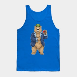 Bear Poker Poker chips Tank Top